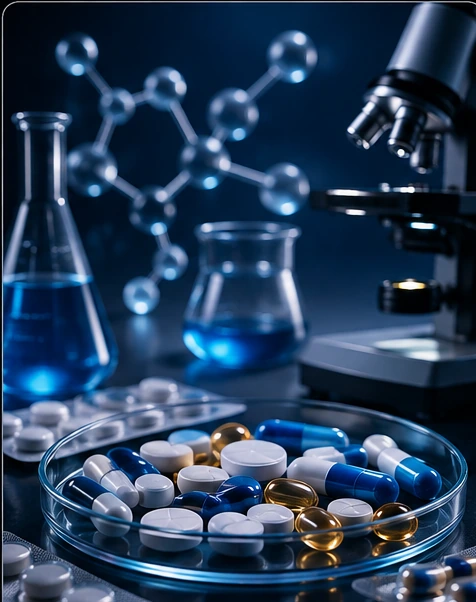 Pharmaceutical laboratory and medicines
